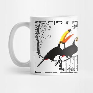 Well-fed toucans Mug